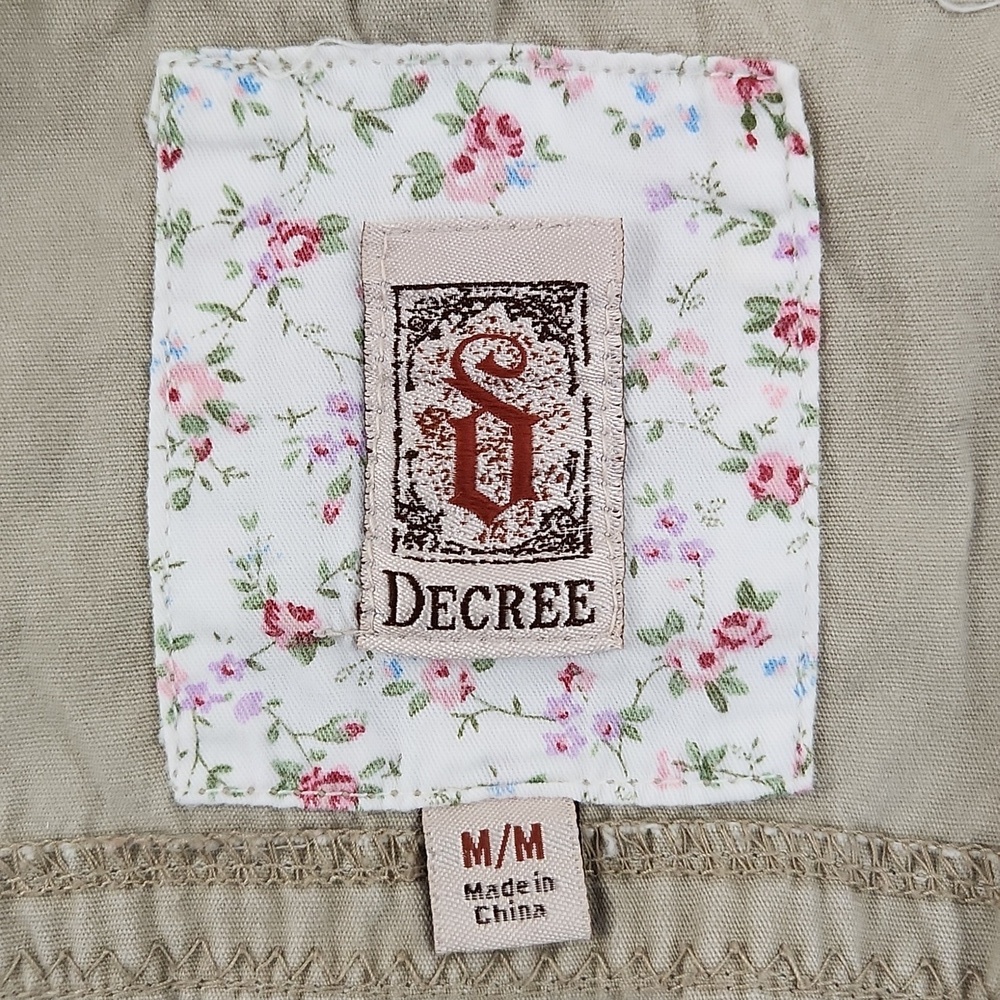 DECREE tan zip-up jacket size medium - Picture 6 of 11